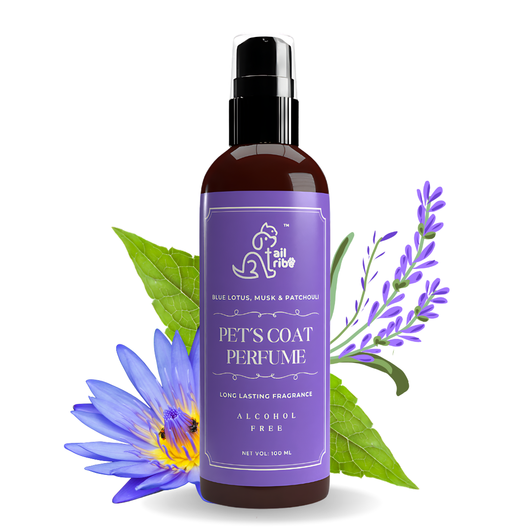 Pet Coat Perfume | Blue Lotus Musk Patchouli