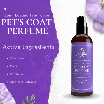 Pet Coat Perfume | Blue Lotus Musk Patchouli