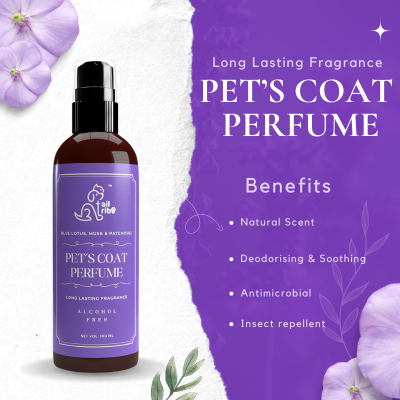 Pet Coat Perfume | Blue Lotus Musk Patchouli