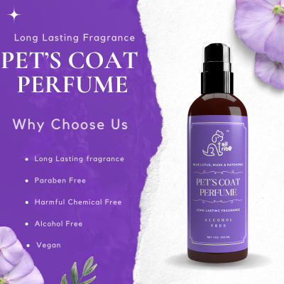 Pet Coat Perfume | Blue Lotus Musk Patchouli